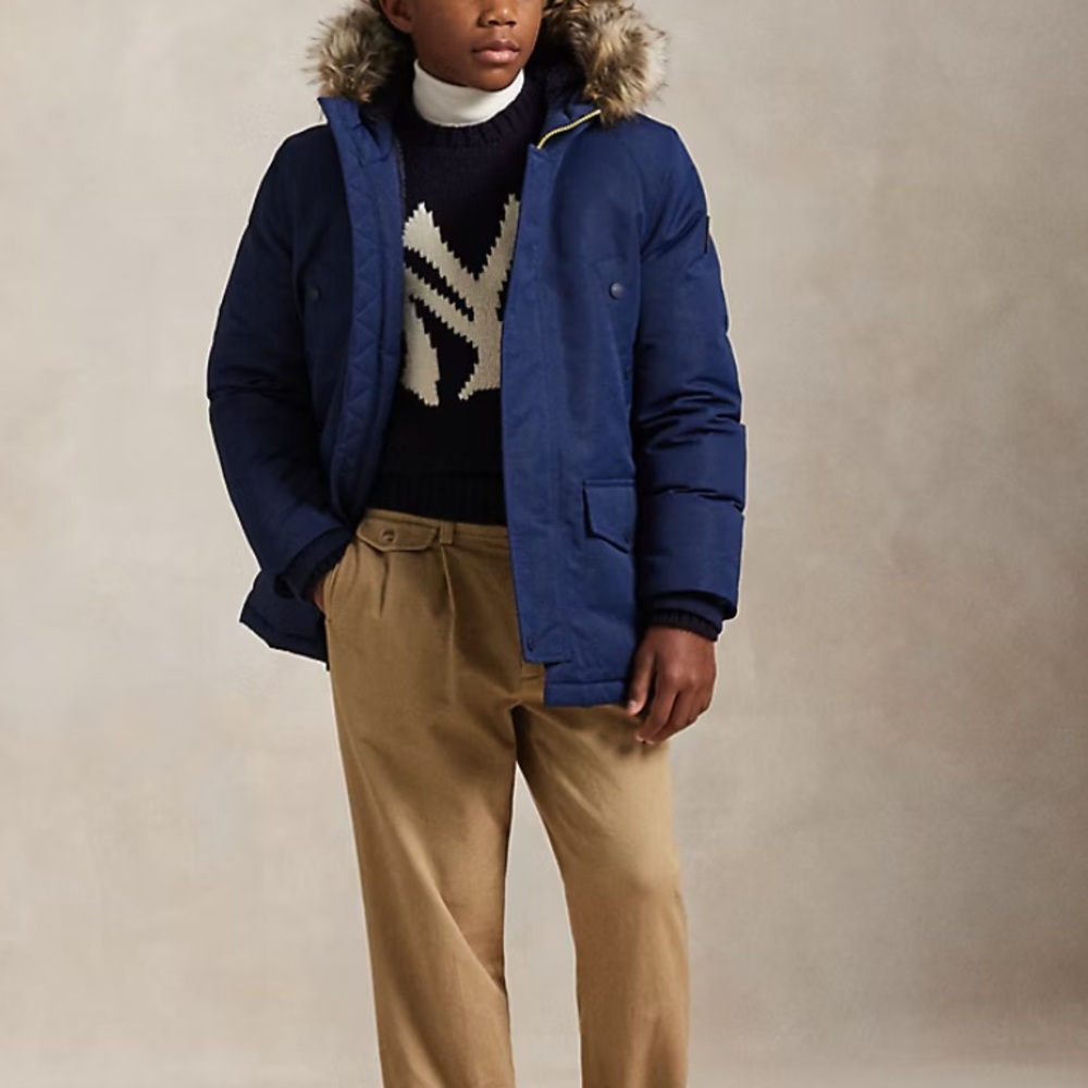 Polo Ralph Lauren Kids Blue Winter Parka 10-12